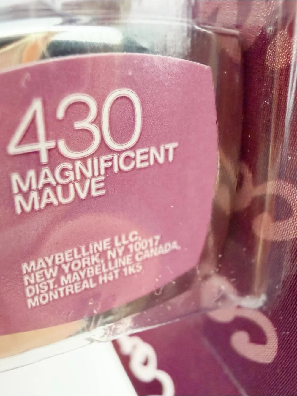 Maybelline Color Sensational Lipstick 430 Magnificent Mauve NIP New